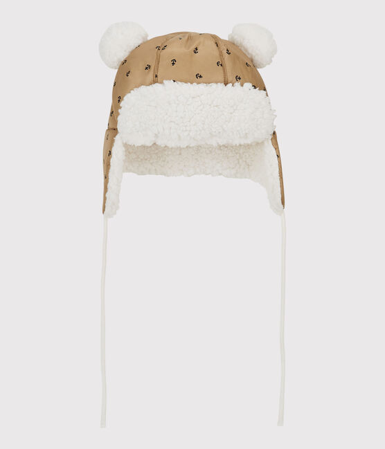 Babies' Waterproof Chapka JERRYCAN beige/SMOKING blue