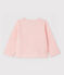Baby Girls' Ribbed Cardigan MINOIS pink/ECUME white