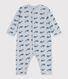 Babies' printed cotton footless pyjama suit