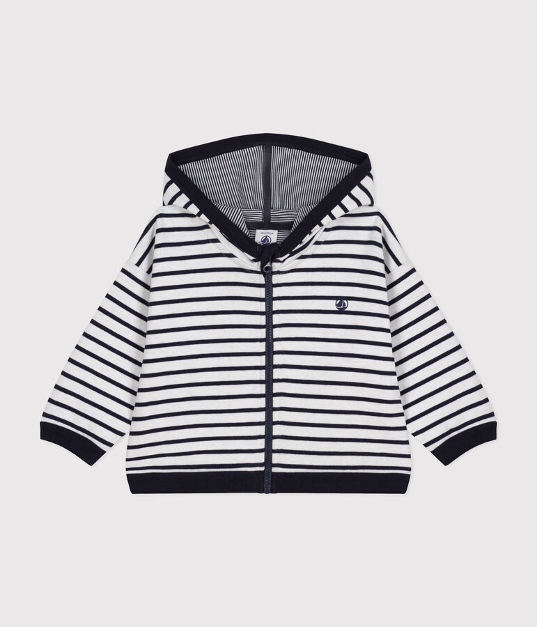 Babies' Hoodie white/blue