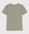 Women's Iconic Cotton V-Neck T-Shirt MARECAGE green