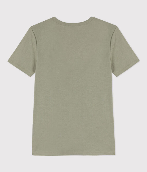 Women's Iconic Cotton V-Neck T-Shirt green