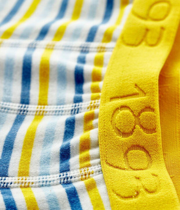 Boys' boxer shorts white/multicolor