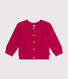 Babies' Knitted Cotton Cardigan
