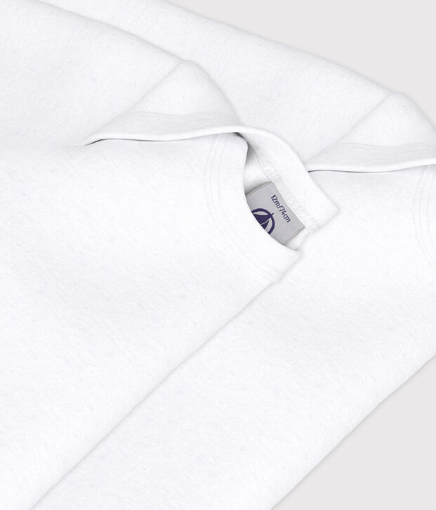 Babies' White Long-Sleeved Bodysuits - 2-Pack multicolor