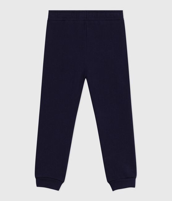 Girls' fleece jogging bottoms SMOKING blue