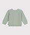 Babies' Knitted Cotton Cardigan HERBIER green
