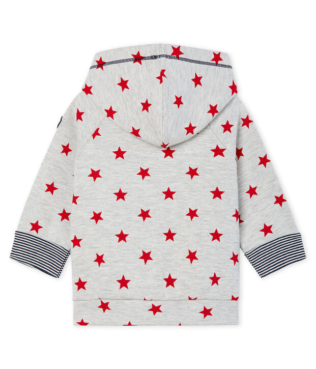 Baby Boys' Print Zip-Up Hoody grey/red