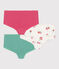 Children's fruit-print cotton  shorties - 3-pack variante 1