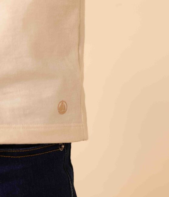 Children's unisex long-sleeved cotton T-shirt AVALANCHE white/NEWBLEU