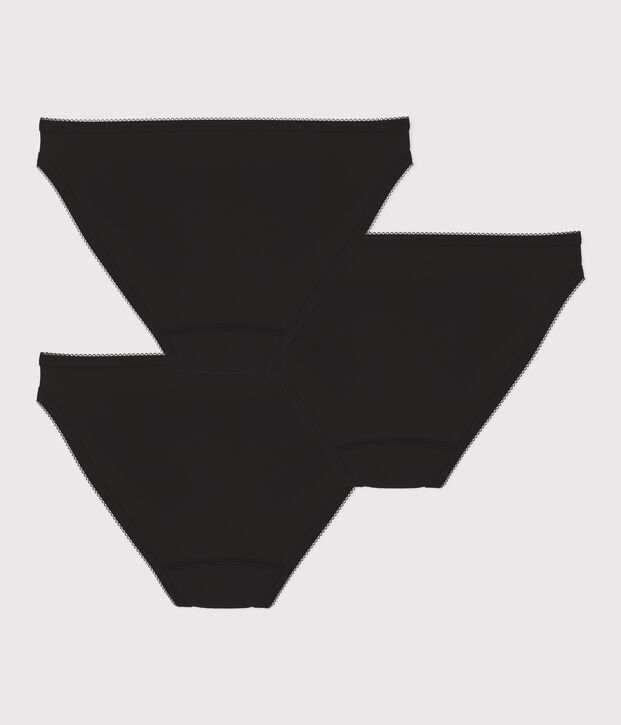 Women's Fine Cotton Briefs - 3-Pack multicolor