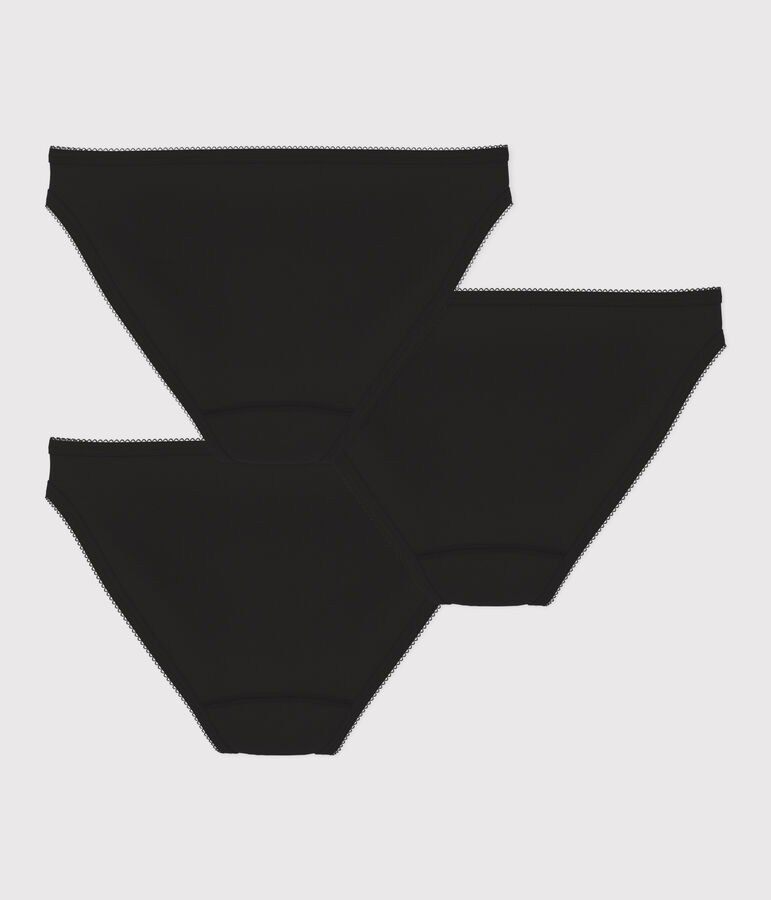 Women's Fine Cotton Briefs - 3-Pack multicolor