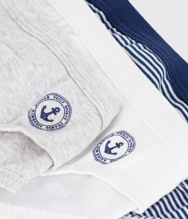 Lot de 3 slips en coton multicolor