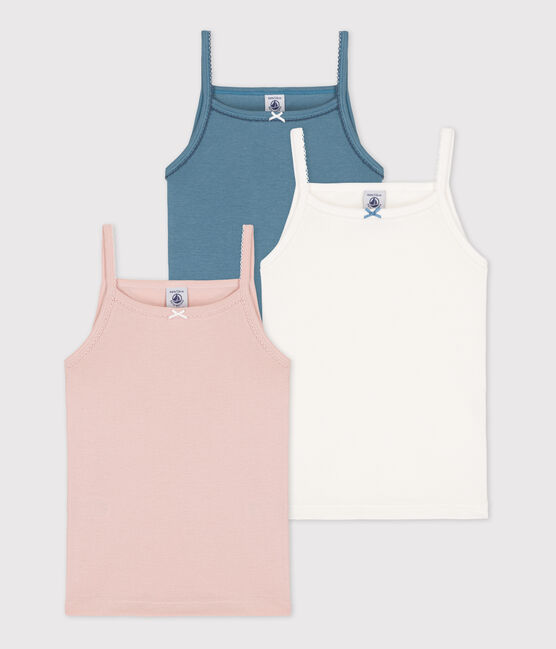 Girls' Cotton Vests - 3-Pack variante 1