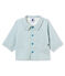 Baby boys' striped jacket FONTAINE blue/MARSHMALLOW white