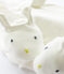 Babies' Organic Cotton Tube Knit Rabbit Bonnet and Bootees Set variante 1