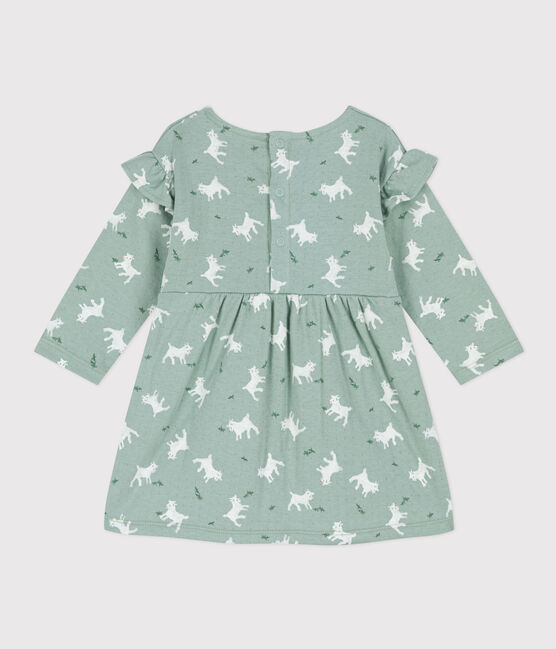 Babies' Long-Sleeved Patterned Tube Knit Dress PAUL /MULTICO