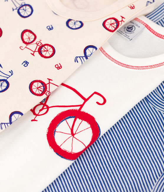 Boys' Bike Themed Cotton Vests - 3-Pack variante 1