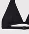 Women's Two-Piece Plain Swimsuit NOIR black