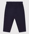 Babies' Quilted Tube-Knit Trousers SMOKING blue
