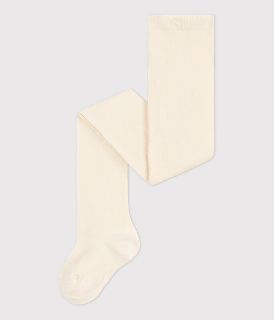 Pair of tights for baby girls AVALANCHE Ecru