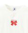 Little girl's pyjamas TERKUIT red/MARSHMALLOW white