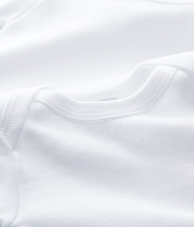 Babies' White Short-Sleeved Bodysuit &ndash; 2-Pack multicolor