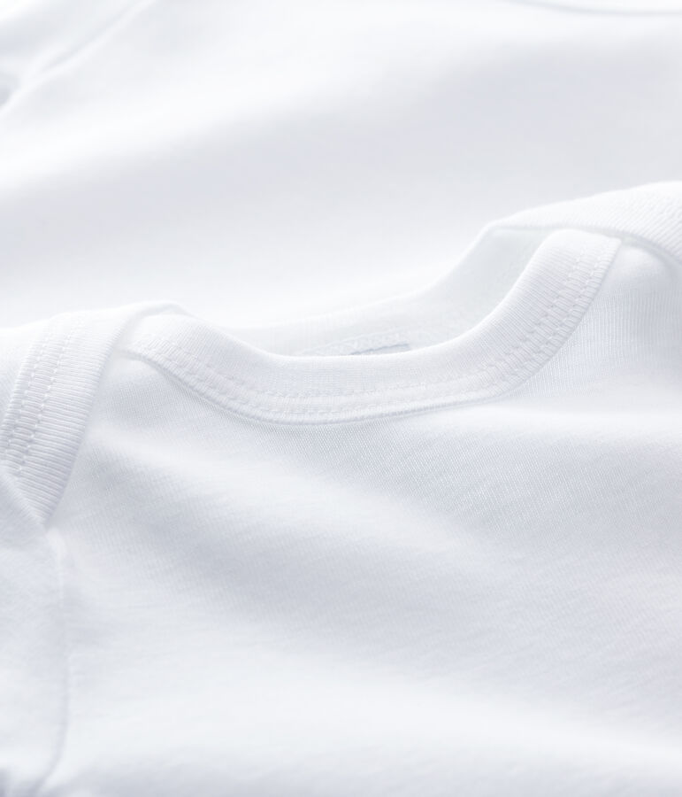 Babies' White Short-Sleeved Bodysuit &ndash; 2-Pack multicolor