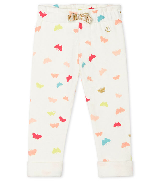 Baby Girls' Print Trousers white/multicolor