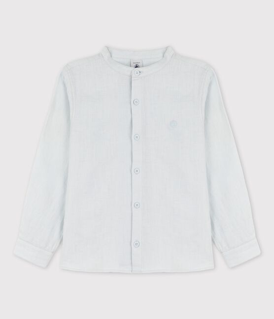 Boys' Long-Sleeved Linen Shirt PLEINAIR