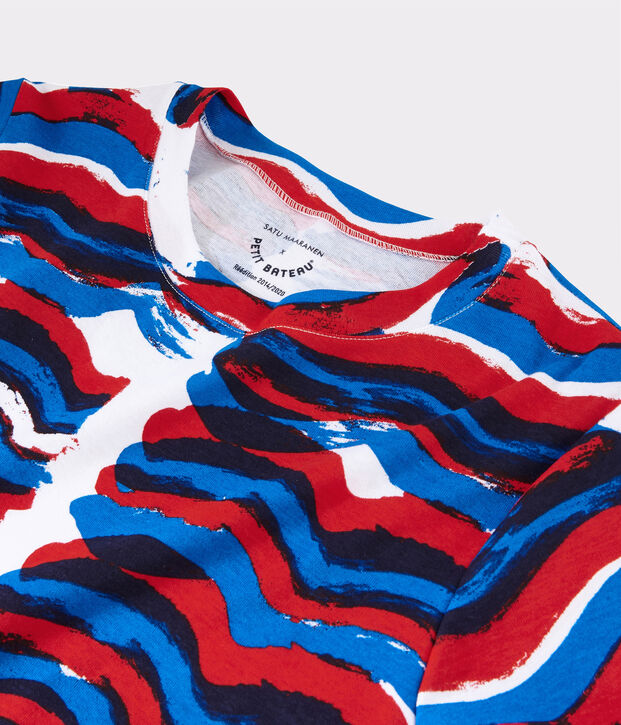 Hy&egrave;res edition women's T-shirt white/multicolor