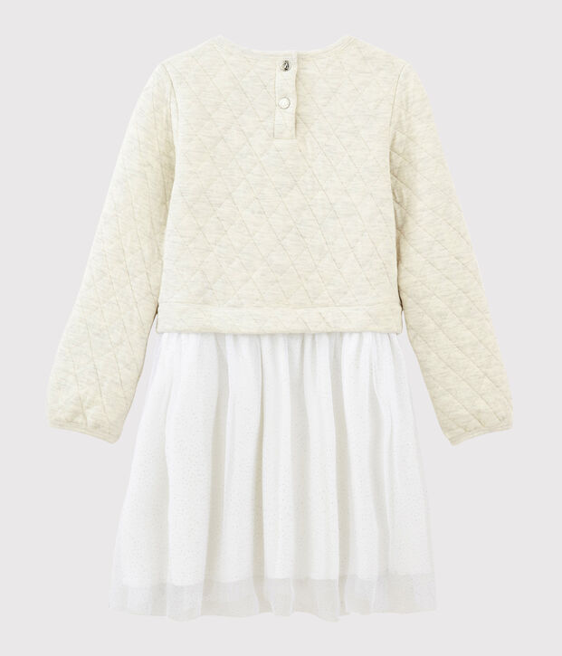 Girls' Long-Sleeved Dress MONTELIMAR CHINE