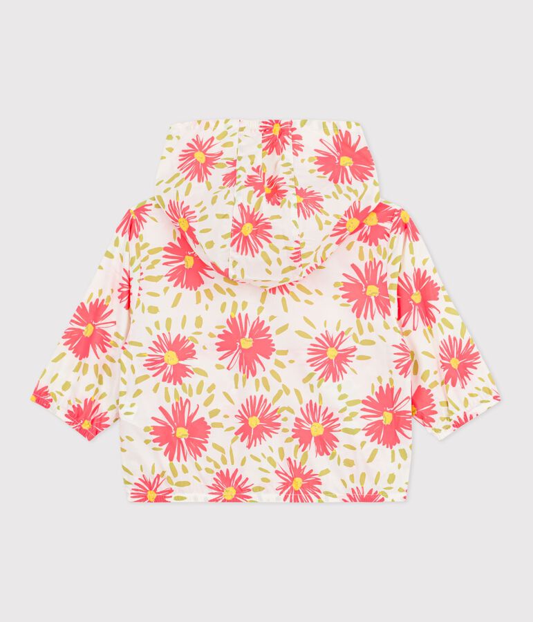 Babies' ultra-lightweight windbreaker MARSHMALLOW white/MULTICO white