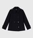 Women's woolen broadcloth pea coat