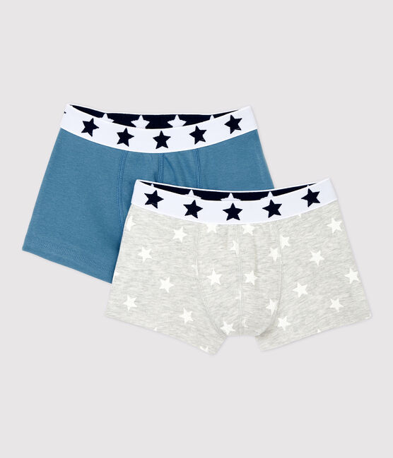 Boys' Star Print Cotton Boxer Shorts - 2-Pack variante 1