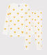 Unisex Graphic Yellow Heart Print Organic Cotton Tube Knit Pyjamas