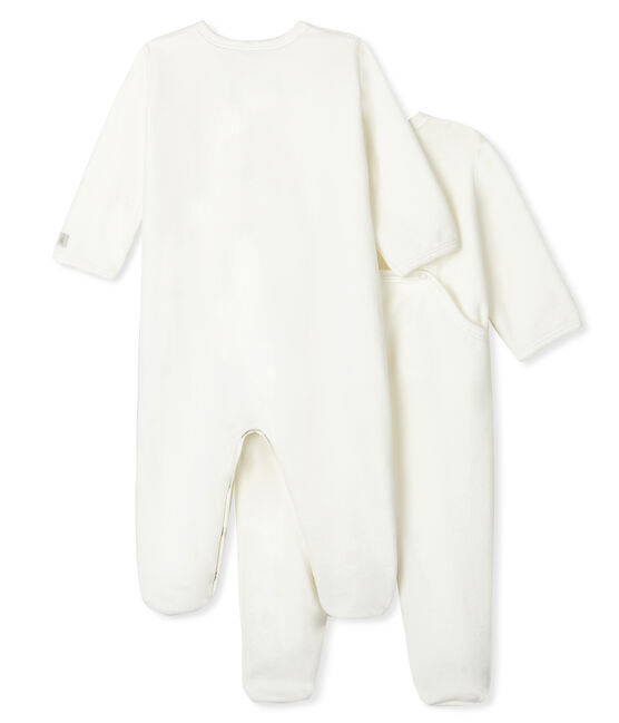 Babies' velour sleepsuit - Set of 2 variante 1