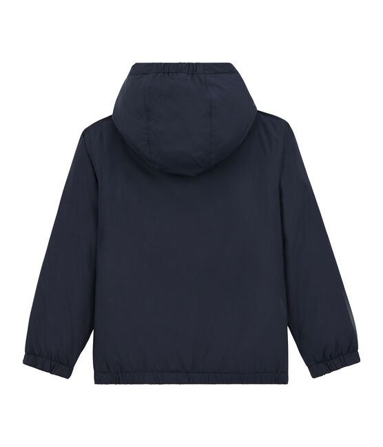 Unisex Children's Warm Reversible Windbreaker SMOKING blue