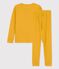 Unisex Plain Cotton/Tencel Pyjamas OCRE yellow