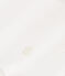 Women's iconic long-sleeved plain rib knit T-shirt ECUME white