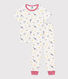 Children's printed cotton pyjamas with short sleeves and long legs