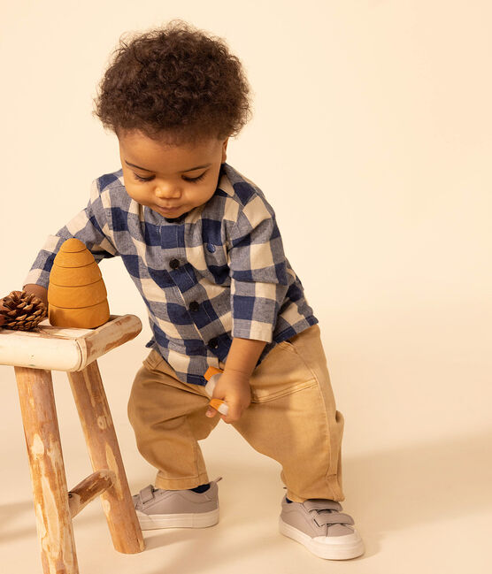 Babies' Colourful Denim Trousers TOURONE beige