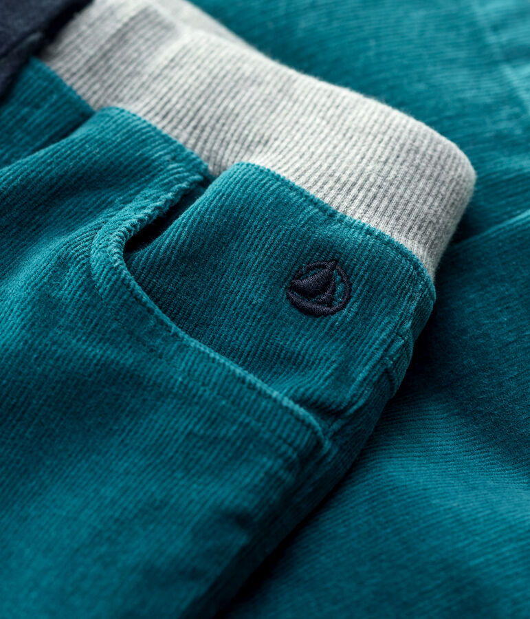 Boys' Regular Corduroy Trousers green