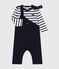 Babies' Thick Jersey Dungarees and Breton Top variante 1