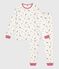 Children's Paris print cotton pyjamas MARSHMALLOW white/MULTICO white