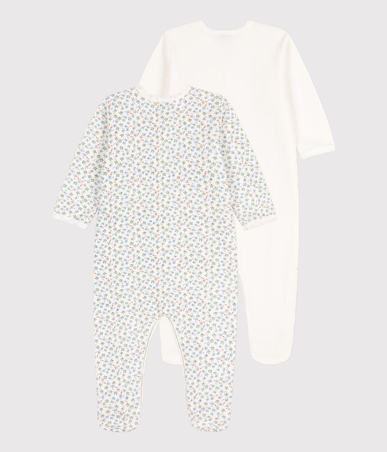 Babies' Floral Cotton Sleepsuits - 2-Pack variante 1