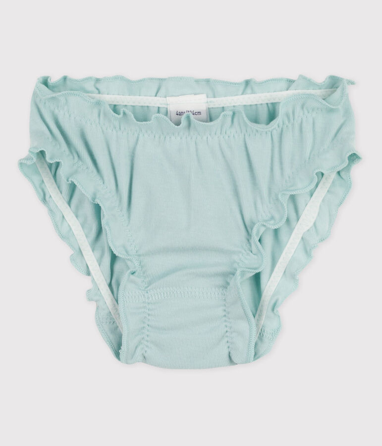 Girls' Cotton Briefs blue