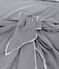 Women's wrap-around skirt ABYSSE blue/LAIT white
