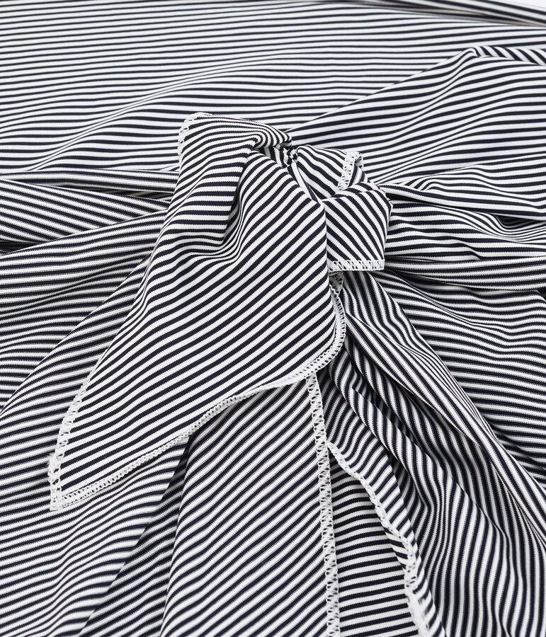 Women's wrap-around skirt blue/white