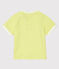 Short-sleeved T-shirt for baby boys SUNNY yellow